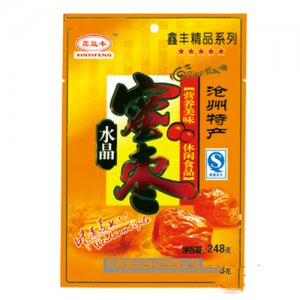 鑫益丰水晶蜜枣248克