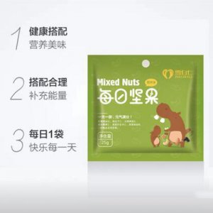 雪白仁每日坚果绿色版750g