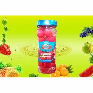 水果王子山楂罐头256g