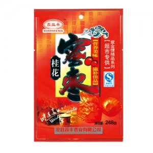 鑫益丰桂花硬蜜枣248克