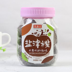 茂嘉庄盐津榄195g