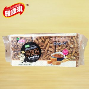 雅康琪黑糖沙琪玛386g