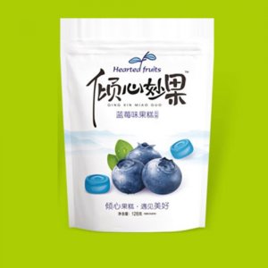 华之杰倾心妙果蓝莓味果糕128克