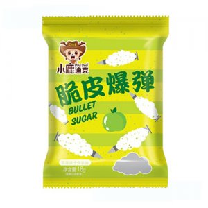 华之杰小鹿迪克脆皮爆弹苹果味子弹软糖18g