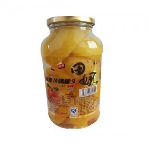 田妞冰糖黄桃罐头800g