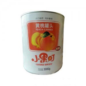 小果叮黄桃罐头家庭装3000g
