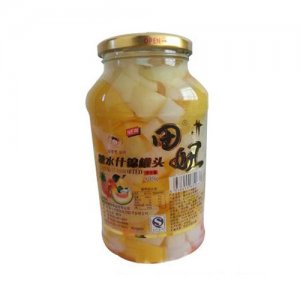 田妞糖水什锦罐头800g