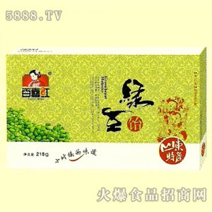 百喜红绿豆饴218g