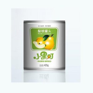 小果叮梨球罐头425g