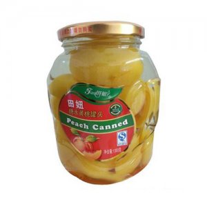 田妞糖水黄桃罐头1000g