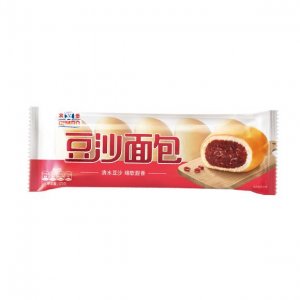宾堡豆沙夹心面包