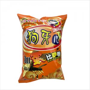 狗牙儿加蛋比萨卷-烧烤味