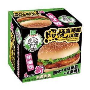 宾堡百万庄园照烧真鸡腿汉堡