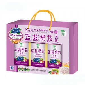 南方人家蓝莓果蔬燕麦开窗礼盒装400克