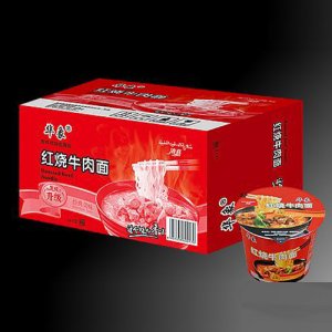 华象红烧牛肉面桶