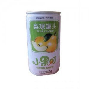 小果叮梨球罐头340g