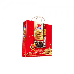 吉人木糖醇杂粮黑米酥饼800克
