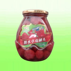 甜客来糖水草莓罐头920克