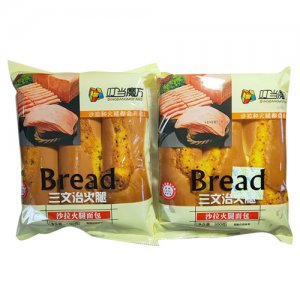 恩琪叮当魔方三文治火腿沙拉火腿面包300g