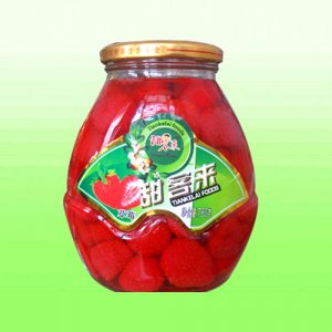 甜客来草莓罐头780克