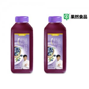 果然蓝莓果汁饮料500ML
