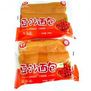恩琪豆沙面包200g
