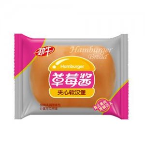 劲牛草莓酱夹心软汉堡
