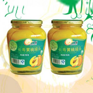 广瑞长寿黄桃罐头