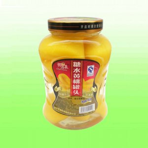 甜客来糖水黄桃罐头880克