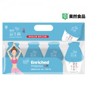 果然加浓+钙益生菌200ML蓝箱装