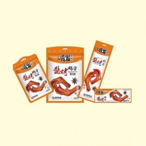 啃发酱烤鸭掌