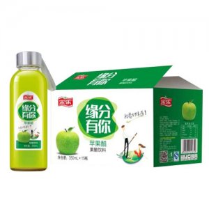 宋乐缘分有你苹果醋果醋饮料350mlX15瓶