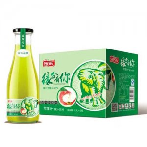 宋乐缘分有你苹果汁果汁饮料1.5Lx6