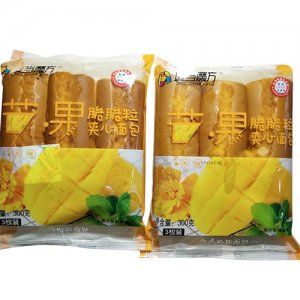 恩琪叮当魔方芒果脆脆粒夹心面包300g
