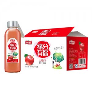 宋乐缘分有你山楂汁果汁饮料350mlX15瓶