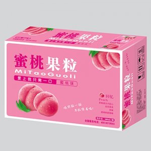 亲近福蜜桃果粒果汁箱装