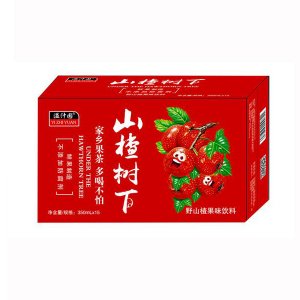 溢汁园山楂树下山楂汁350mlx15