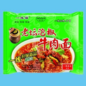 一线福老坛泡椒牛肉面116g