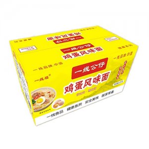 一线福公仔鸡蛋风味面箱