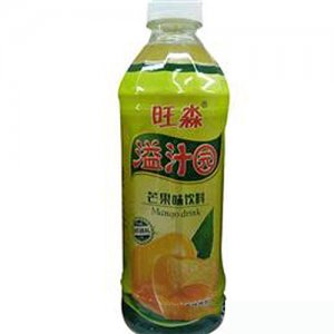 旺淼溢汁园芒果味饮料1.1L
