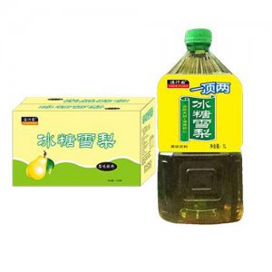 溢汁园一顶两冰糖雪梨茶1L