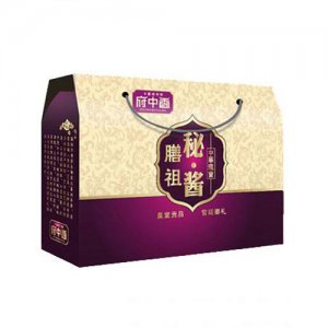 府中香膳祖秘酱青花瓷礼品装紫
