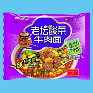一线福老坛酸菜牛肉面120g