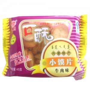 红卫45g牛肉味小馍片