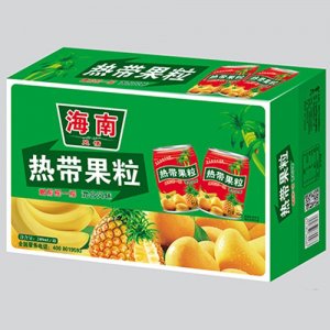 亲近福海南热带果粒果汁箱装