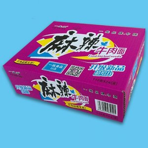 一线福麻辣牛肉面112gx24包