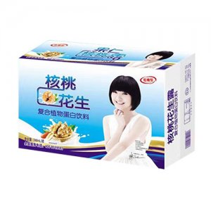 庞迪核桃花生复合植物蛋白饮料240ml罐