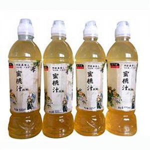 溢汁园蜜桃汁饮料500ml