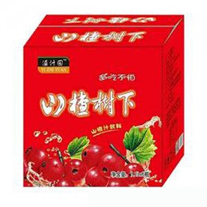 溢汁园山楂树下山楂汁饮料