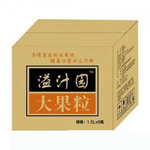 溢汁园大果粒果汁1.5LX6